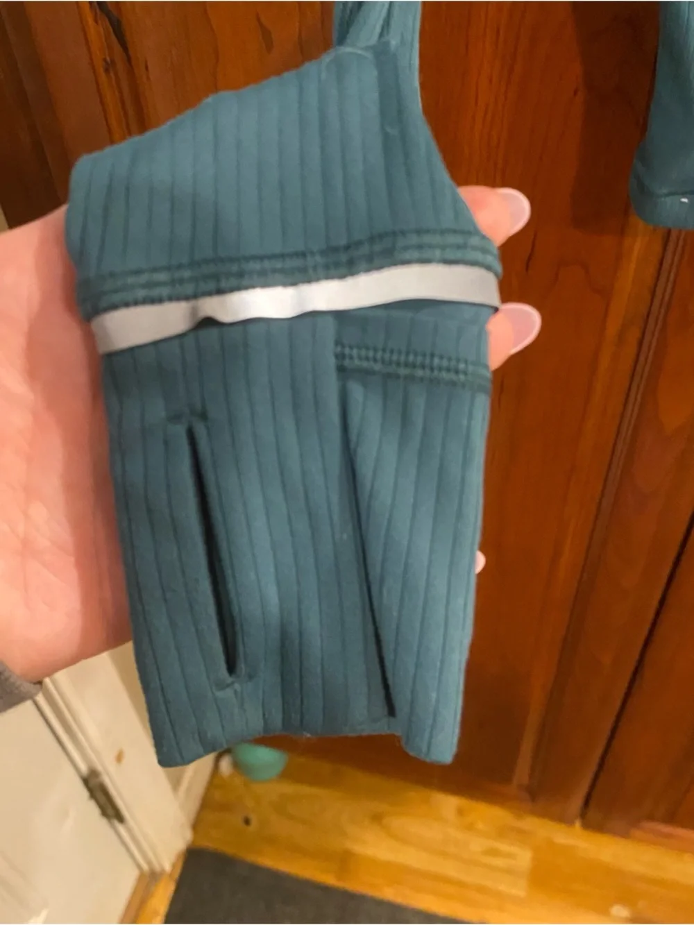 Lululemon It's Rulu Run Ribbed Cropped Half Zip - Picture 7 of 8